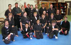 Brown and Black belt test picture