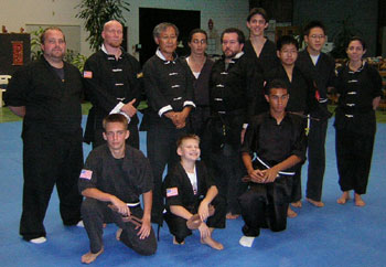 Black belt test picture