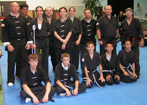 Black belt test picture