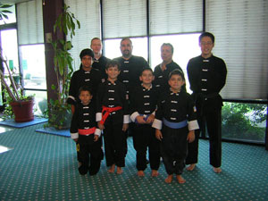 Wang's Martial Arts rank test picture