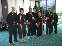 Wang's Martial Arts black belt wapon picture